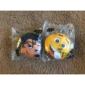 2017 MCDONALDS HAPPY MEAL TOY THE EMOJI MOVIE SET OF 2 NEW IN PACKAGE #1 & #5
